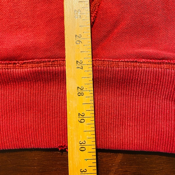 Abercrombie and Fitch MENS VINTAGE SWEATSHIRT red embroidered size xxl - Picture 4 of 5